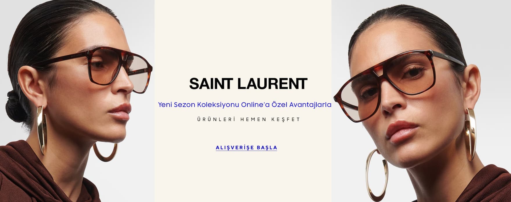 Saint Laurent koleksiyonundan bir kare